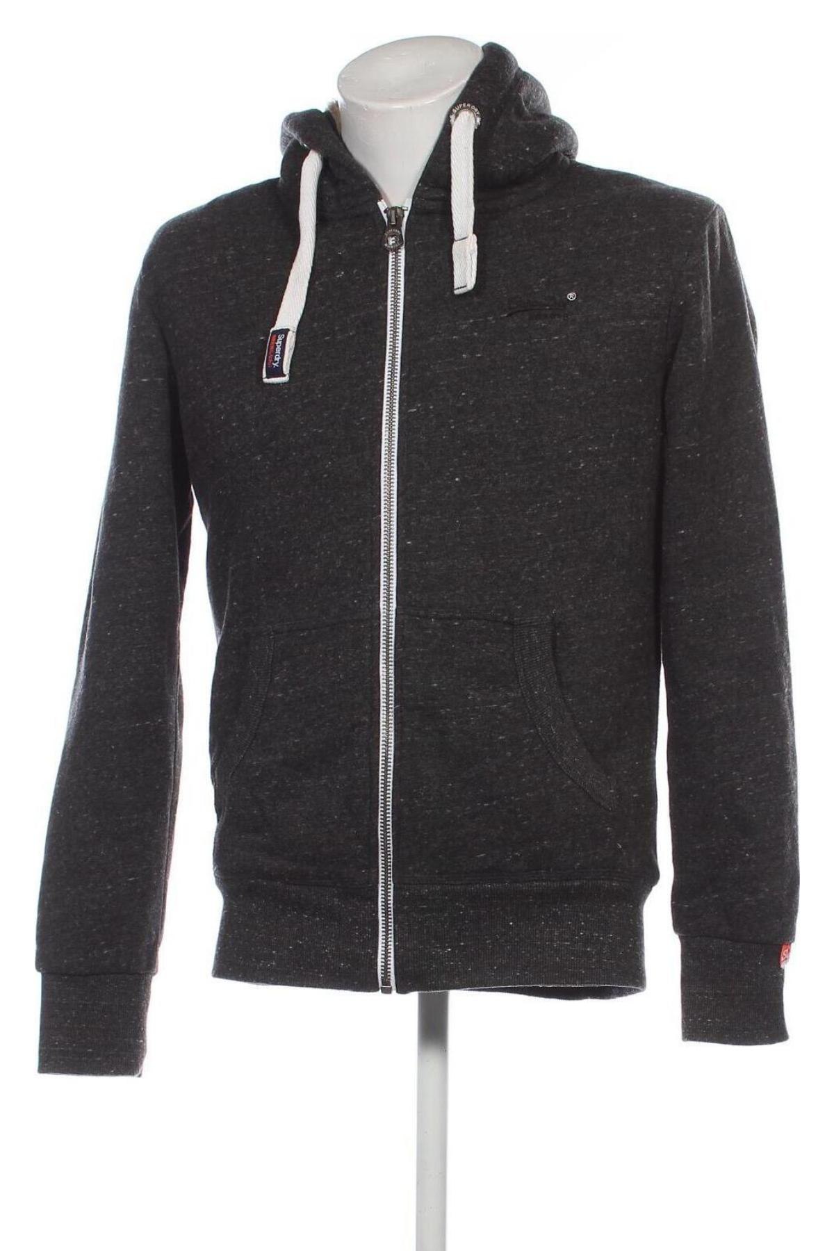 Herren Sportoberteil Superdry, Größe S, Farbe Grau, Preis 52,49 €