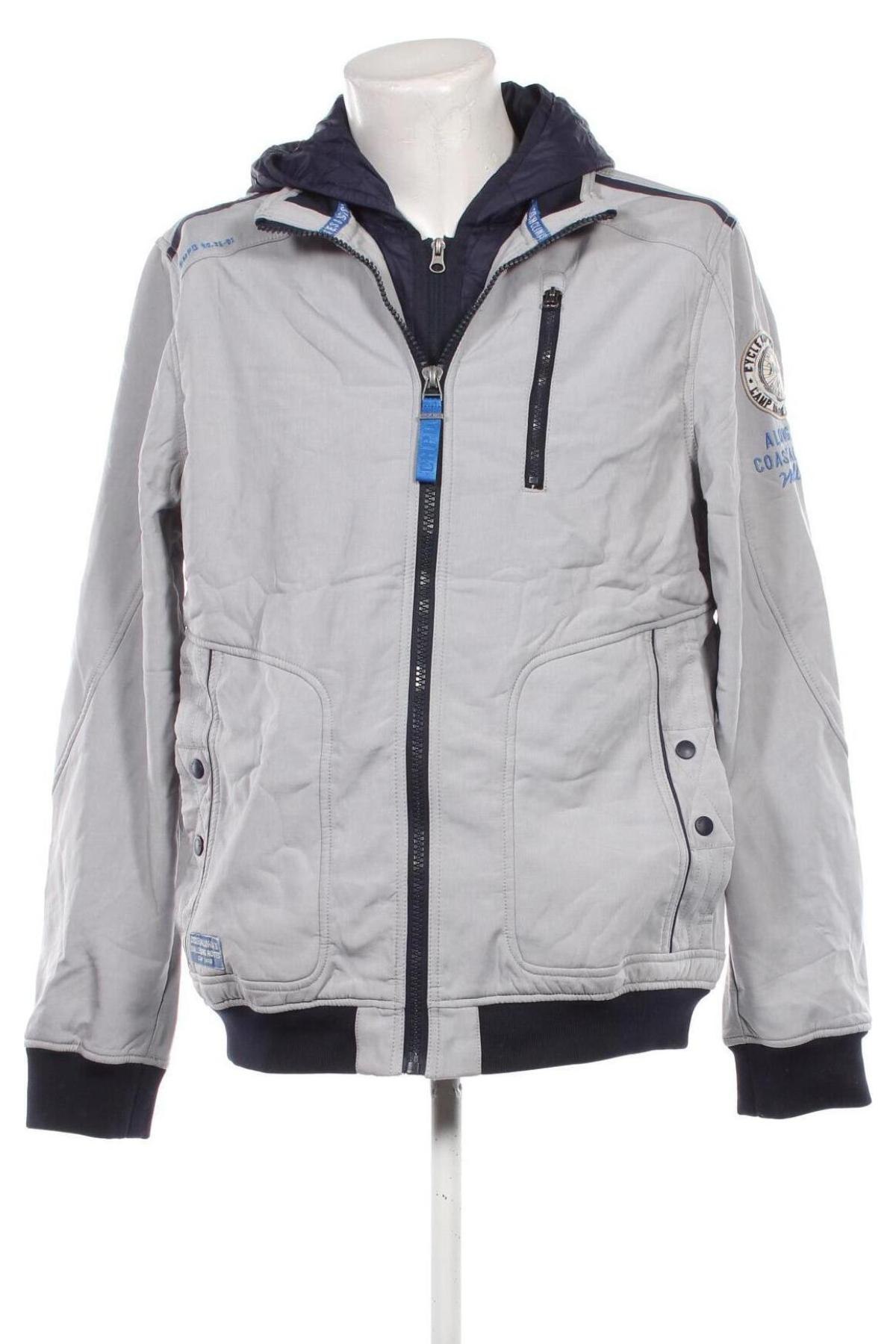 Herrenjacke Camp David, Größe XXL, Farbe Grau, Preis € 66,99