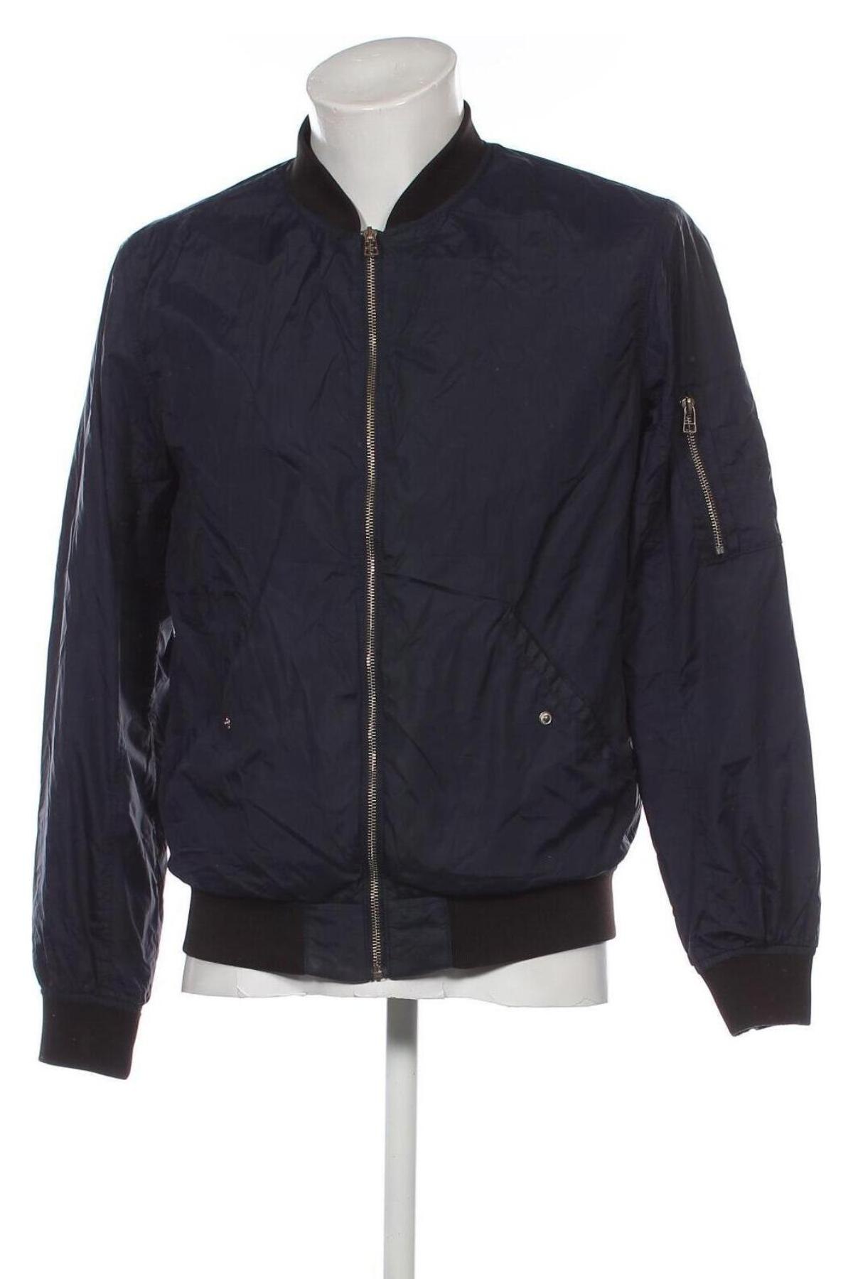 Herrenjacke H&M L.O.G.G., Größe M, Farbe Blau, Preis 33,99 €