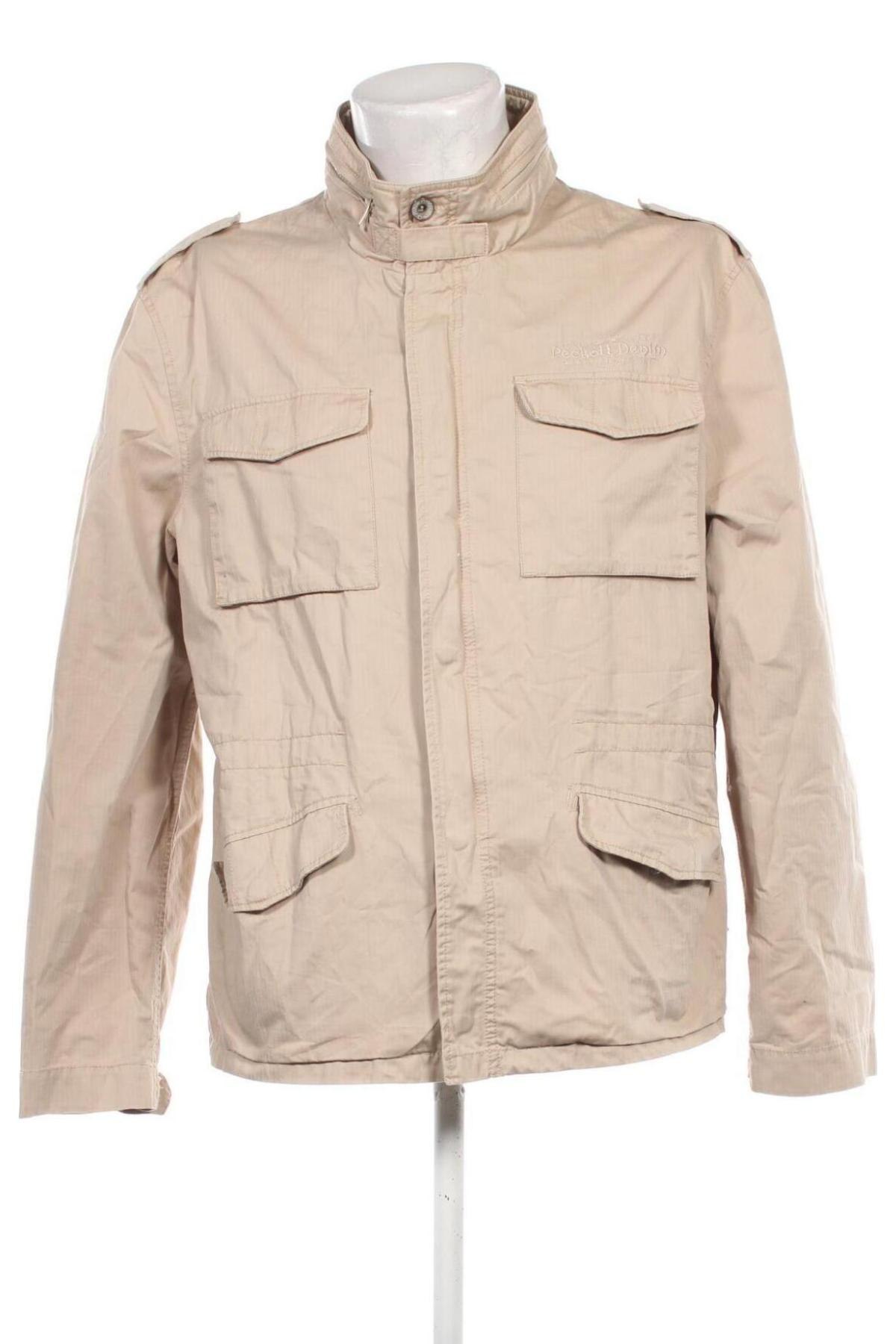 Herrenjacke Peckott, Größe XXL, Farbe Beige, Preis 17,49 €