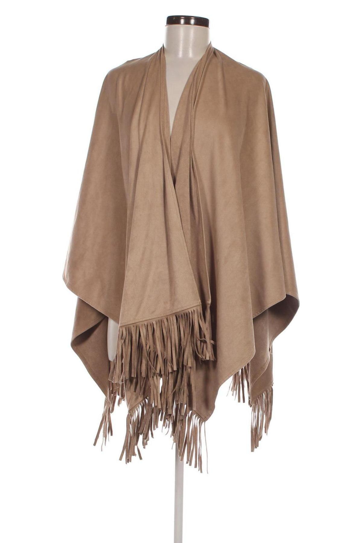 Poncho Manguun, Größe S, Farbe Beige, Preis € 15,00