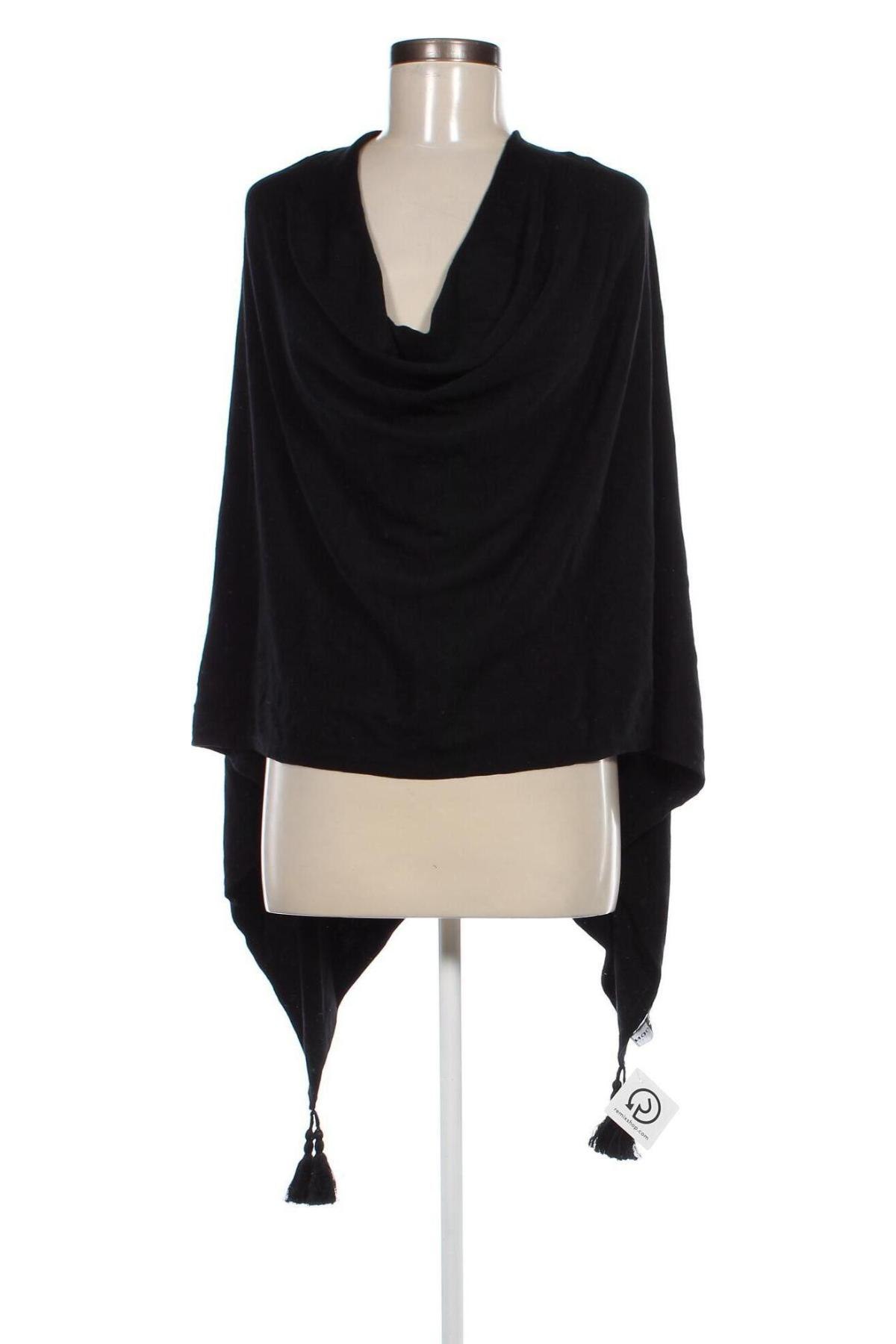 Poncho Samoon, Größe M, Farbe Schwarz, Preis 13,99 €