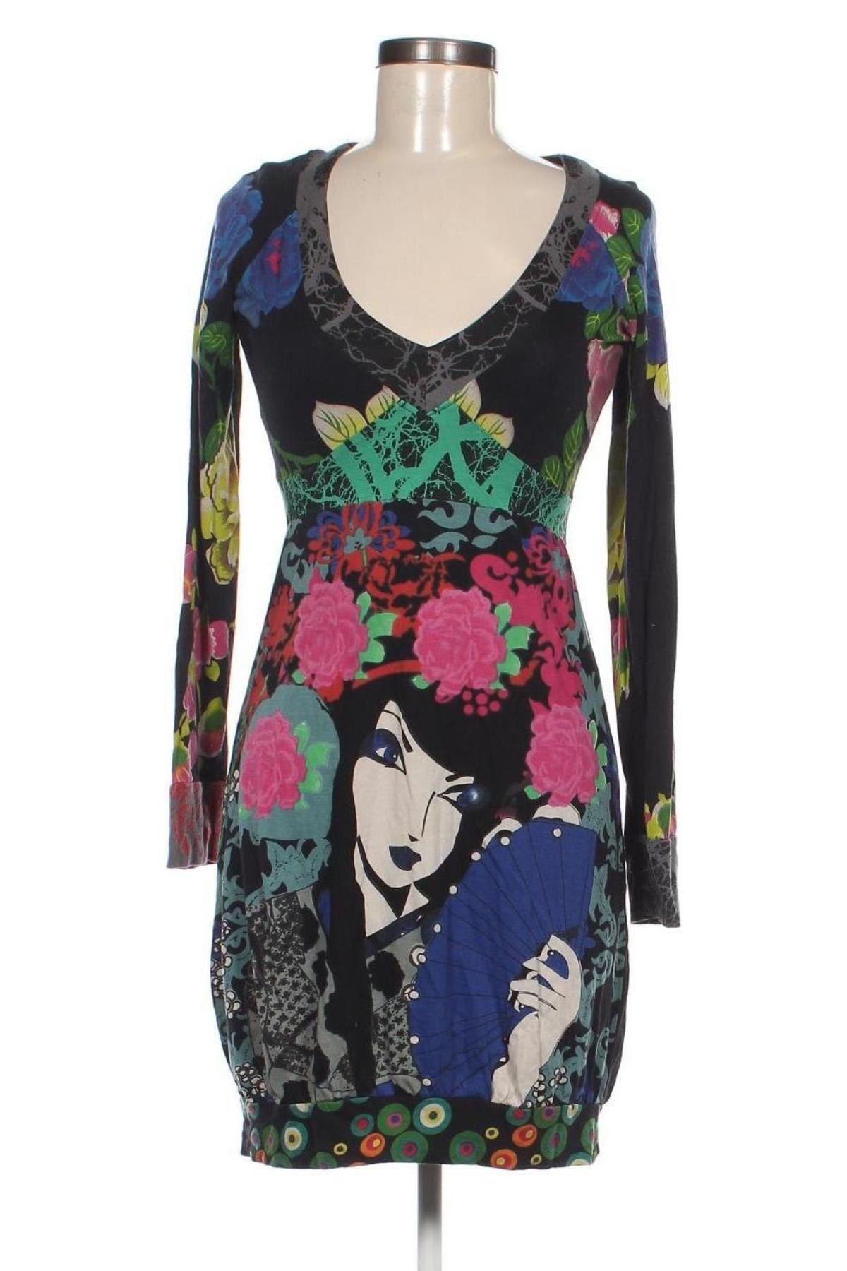 Kleid Desigual, Größe M, Farbe Mehrfarbig, Preis 113,29 €