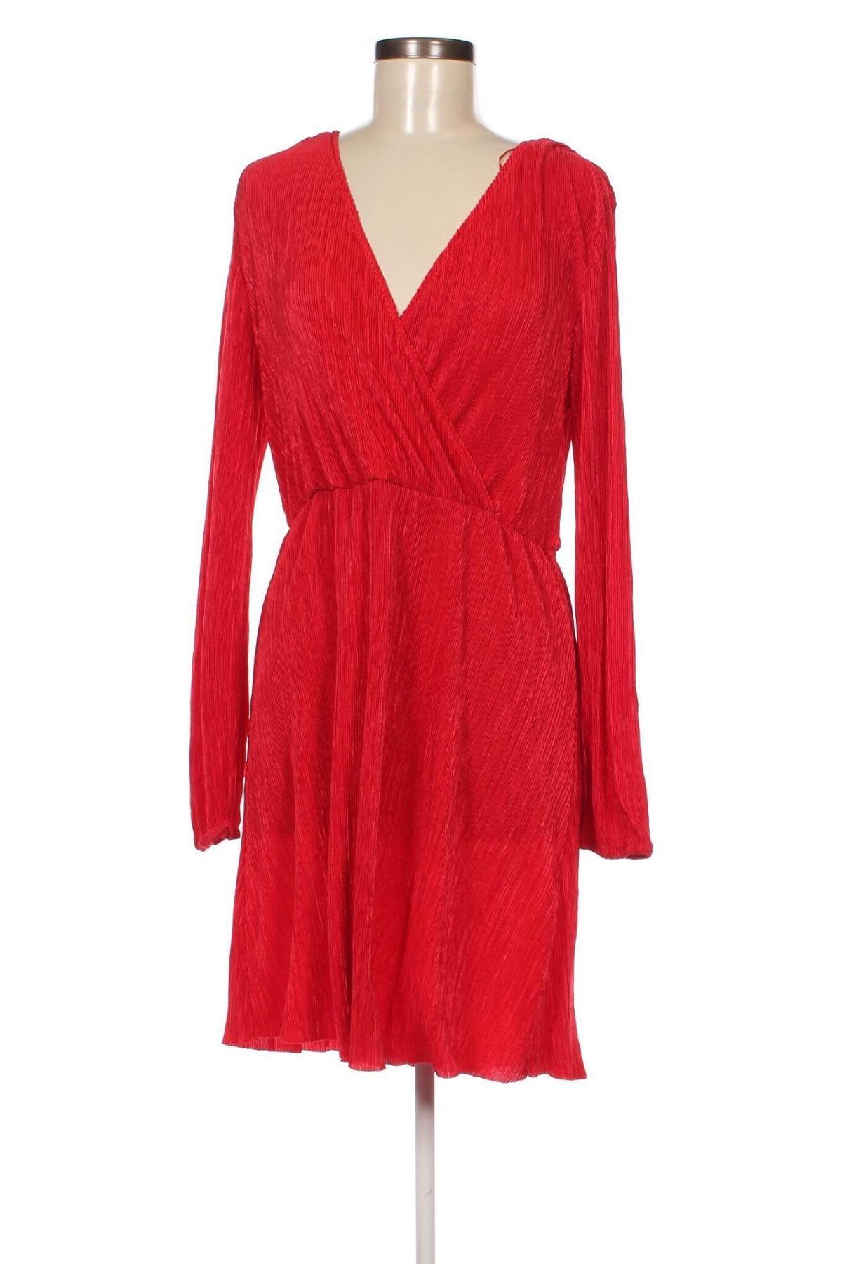 Kleid Gina Tricot, Größe XL, Farbe Rot, Preis 18,99 €