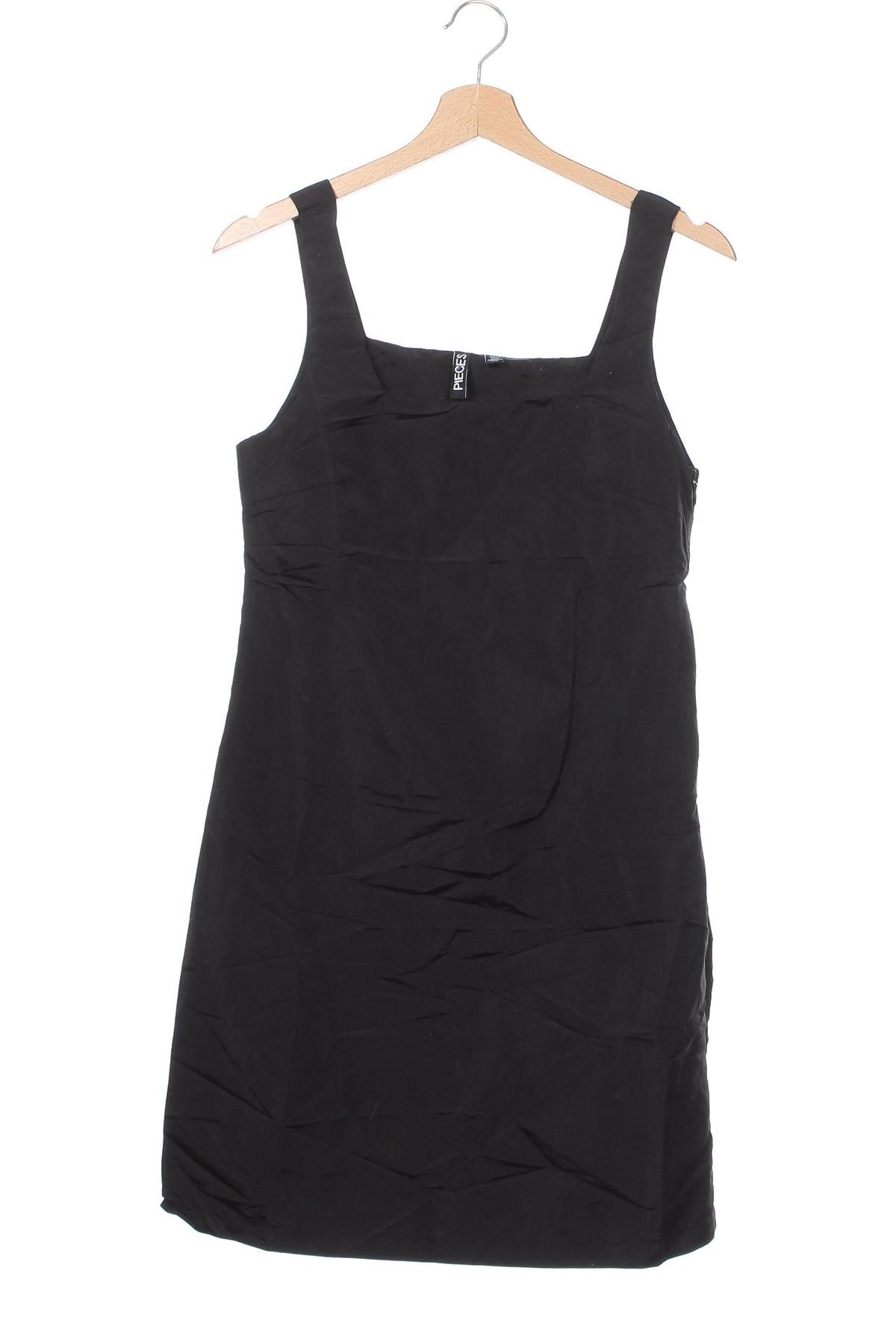 Kleid Pieces, Größe S, Farbe Schwarz, Preis 18,99 €