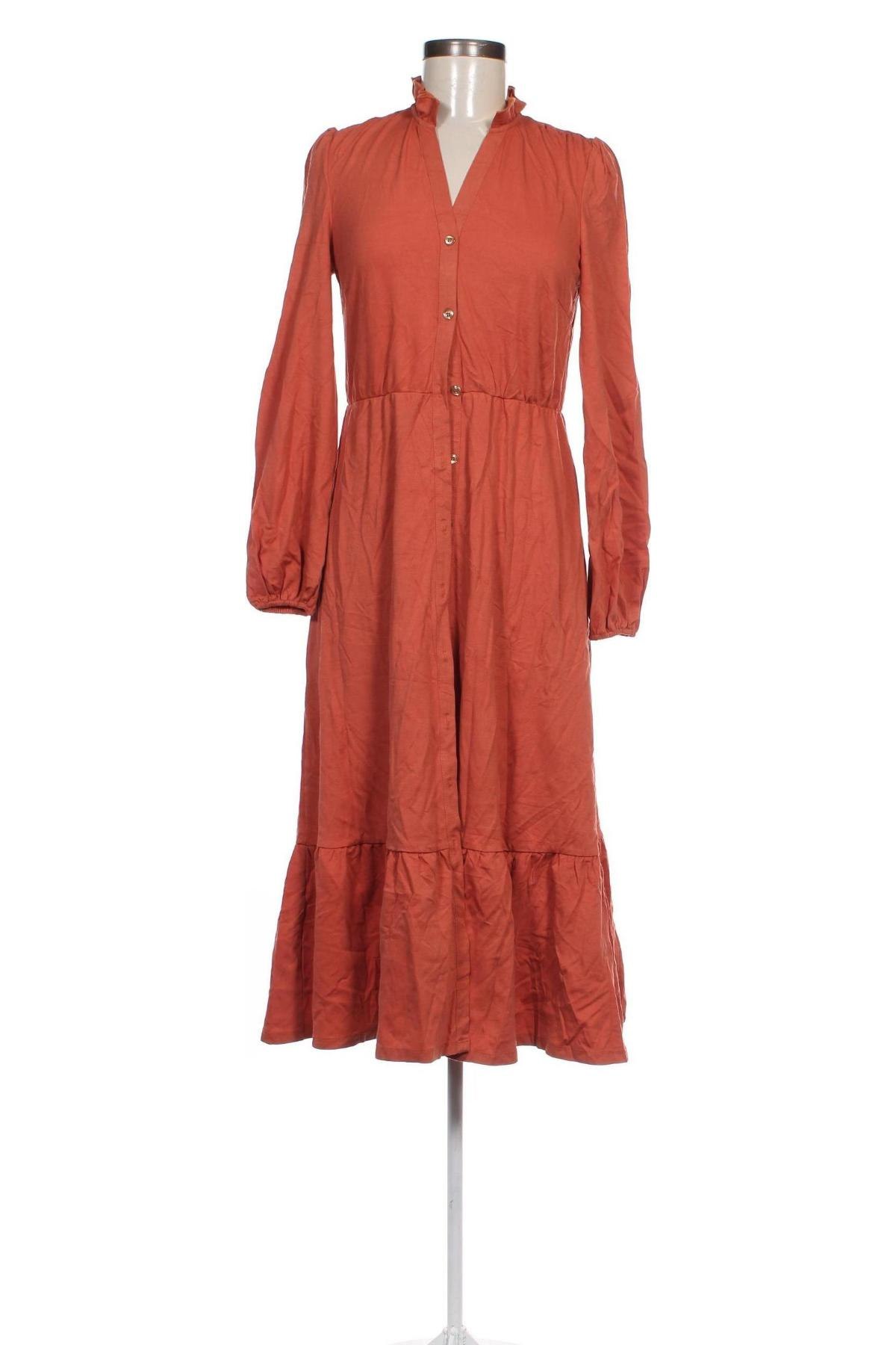 Kleid Y.A.S, Größe XS, Farbe Braun, Preis 57,49 €