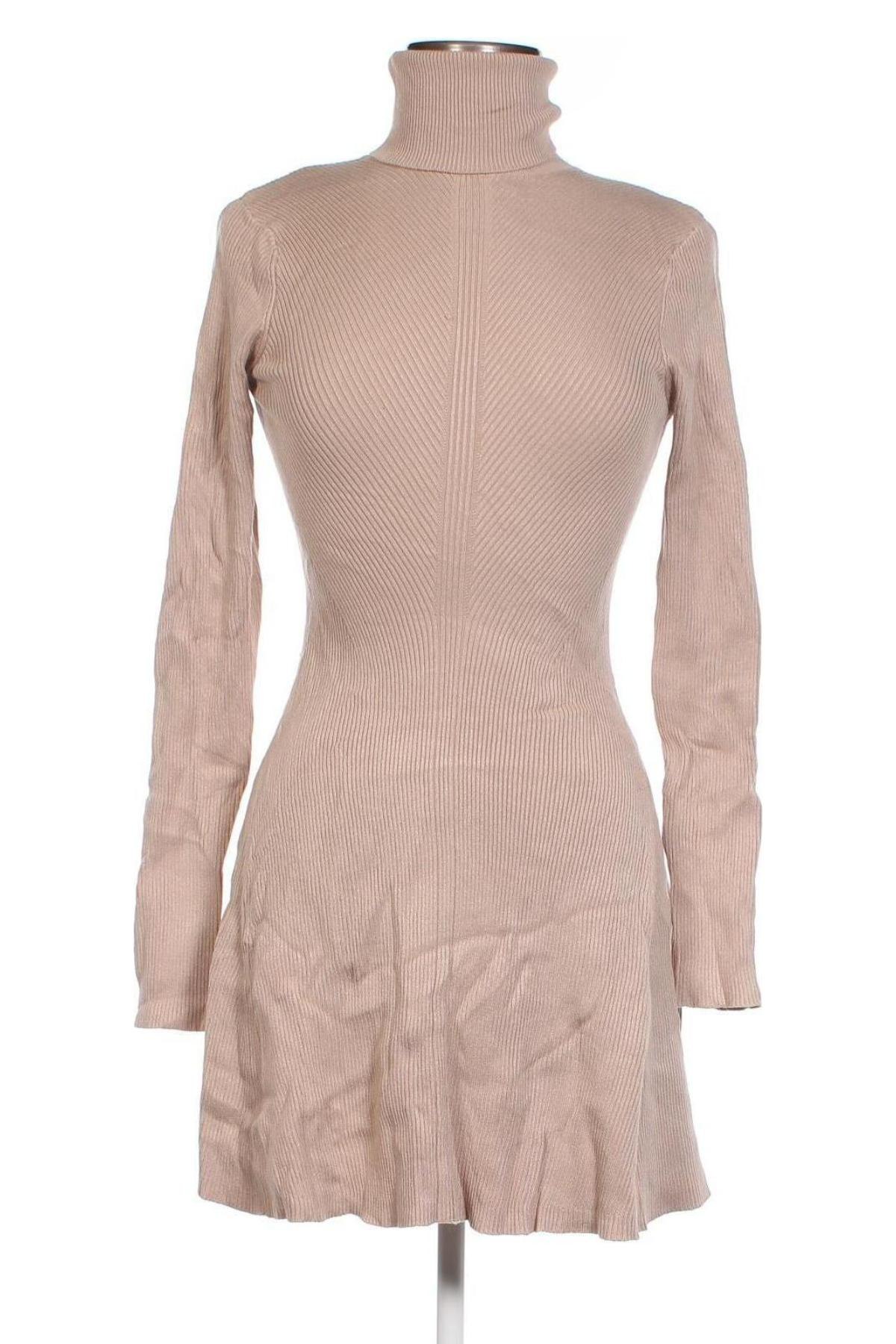 Kleid Zara, Größe M, Farbe Beige, Preis 18,99 €