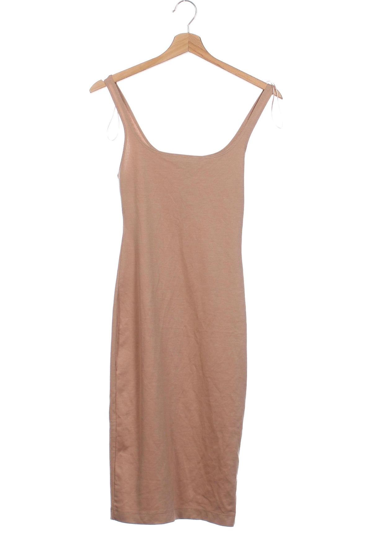 Kleid Zara Trafaluc, Größe XS, Farbe Beige, Preis 24,55 €