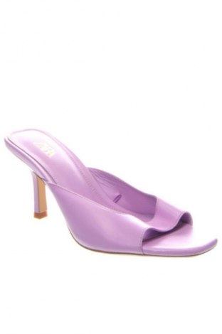 Papuci Zara, Mărime 39, Culoare Mov, Preț 192,52 Lei