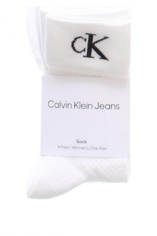 Чорапи Calvin Klein Jeans, Размер M, Цвят Бял, Цена 46,99 лв.
