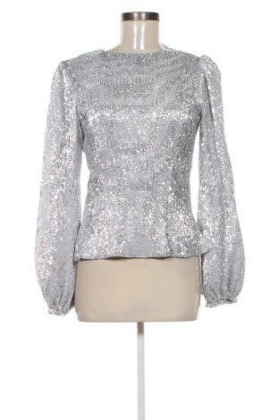 Bluză de femei Arllabel Golden Brand, Mărime XS, Culoare Argintiu, Preț 216,00 Lei