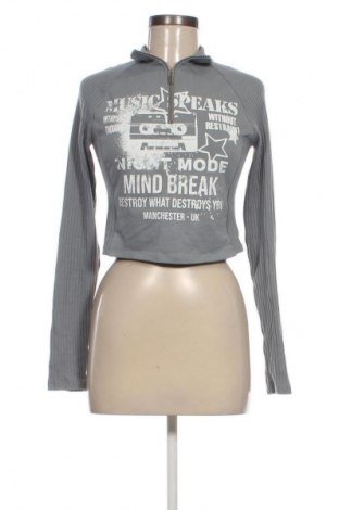 Dámska blúza Bershka, Veľkosť L, Farba Sivá, Cena  9,72 €