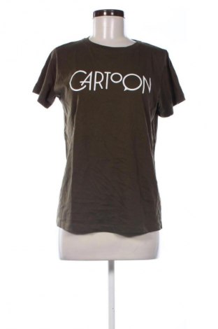 Damen Shirt Cartoon, Größe M, Farbe Grün, Preis € 8,99