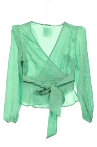 Γυναικεία μπλούζα Gina Tricot, Μέγεθος XS, Χρώμα Πράσινο, Τιμή 7,99 €