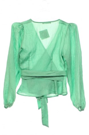 Γυναικεία μπλούζα Gina Tricot, Μέγεθος XS, Χρώμα Πράσινο, Τιμή 7,99 €