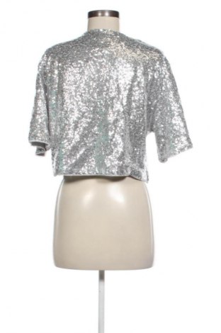 Damen Shirt H&M, Größe M, Farbe Silber, Preis 7,99 €