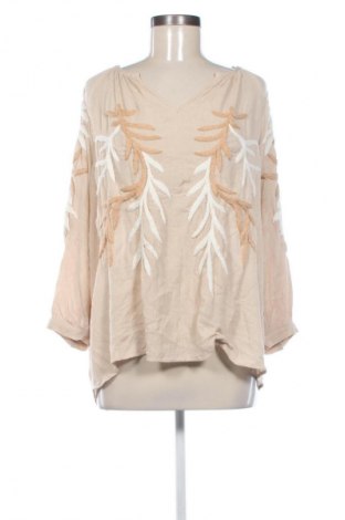 Damen Shirt Hallhuber, Größe M, Farbe Beige, Preis € 13,99