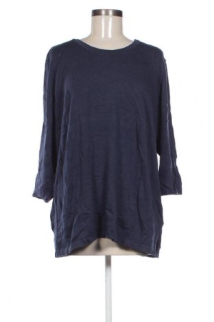 Γυναικεία μπλούζα Helena Vera, Μέγεθος XXL, Χρώμα Μπλέ, Τιμή 8,99 €
