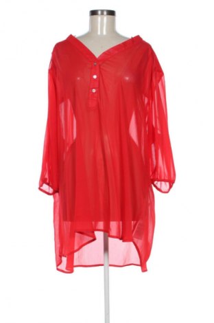 Damen Shirt Janina, Größe 4XL, Farbe Rot, Preis 13,99 €