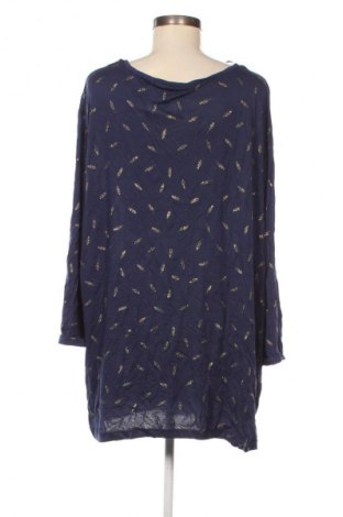 Bluzka damska Laura Torelli, Rozmiar 4XL, Kolor Niebieski, Cena 69,08 zł
