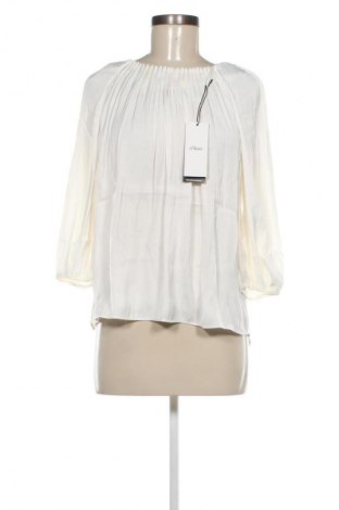 Дамска блуза S.Oliver, Размер S, Цвят Екрю, Цена 77,99 лв.