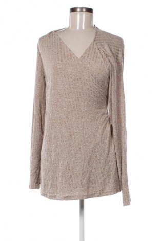 Дамска блуза SHEIN, Размер XXL, Цвят Бежов, Цена 12,99 лв.