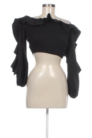 Дамска блуза SHEIN, Размер M, Цвят Черен, Цена 8,99 лв.