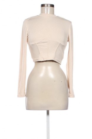 Γυναικεία μπλούζα SHEIN, Μέγεθος S, Χρώμα  Μπέζ, Τιμή 9,72 €