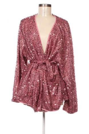 Bluză de femei SHEIN, Mărime 4XL, Culoare Roz, Preț 54,99 Lei