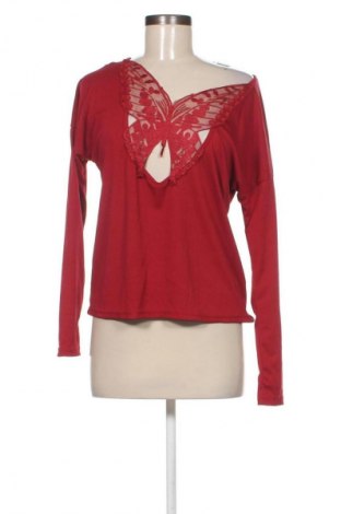 Дамска блуза SHEIN, Размер M, Цвят Червен, Цена 12,99 лв.