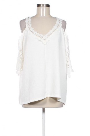 Damen Shirt SHEIN, Größe XXL, Farbe Weiß, Preis 7,99 €