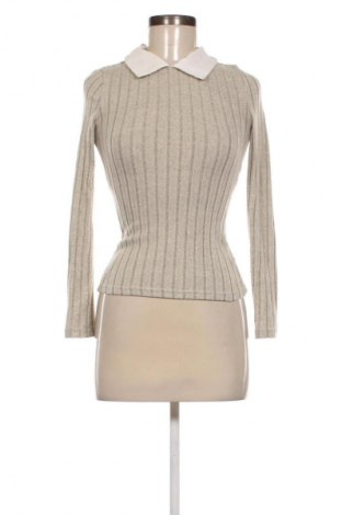 Γυναικεία μπλούζα SHEIN, Μέγεθος XS, Χρώμα  Μπέζ, Τιμή 9,72 €