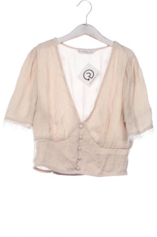 Γυναικεία μπλούζα Stradivarius, Μέγεθος S, Χρώμα  Μπέζ, Τιμή 8,99 €