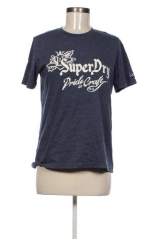 Damen T-Shirt Superdry, Größe M, Farbe Blau, Preis 12,99 €