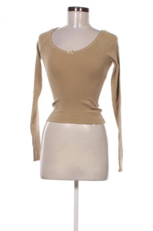Bluză de femei Tommy Jeans, Mărime XS, Culoare Bej, Preț 237,99 Lei