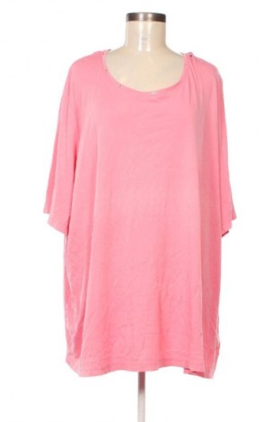 Дамска блуза Ulla Popken, Размер 5XL, Цвят Розов, Цена 27,37 лв.