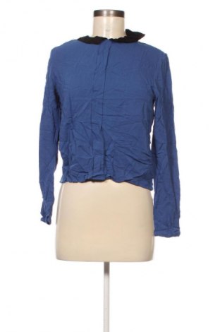 Дамска блуза Zara, Размер L, Цвят Син, Цена 6,99 лв.