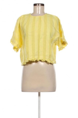 Bluză de femei Zara, Mărime S, Culoare Galben, Preț 53,00 Lei