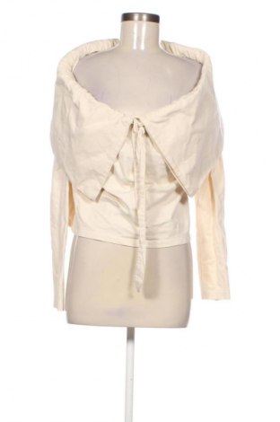 Дамска блуза Zara, Размер S, Цвят Екрю, Цена 27,00 лв.