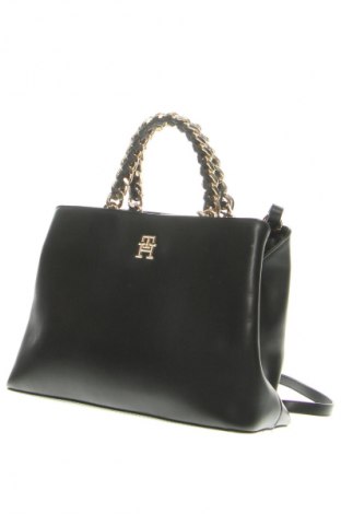 Дамска чанта Tommy Hilfiger, Цвят Черен, Цена 289,99 лв.