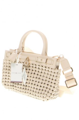 Дамска чанта Tommy Hilfiger, Цвят Екрю, Цена 584,99 лв.