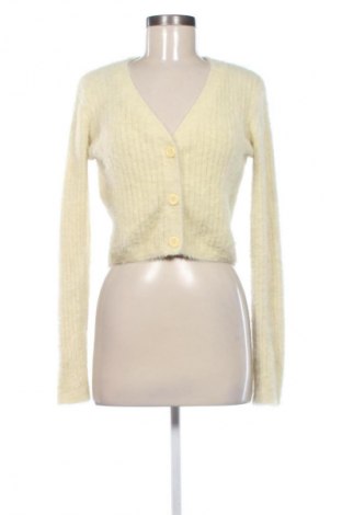 Damen Strickjacke Bershka, Größe XS, Farbe Gelb, Preis € 14,83