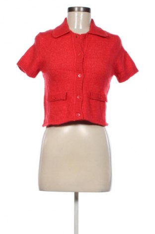 Damen Strickjacke H&M Divided, Größe S, Farbe Rot, Preis 11,99 €