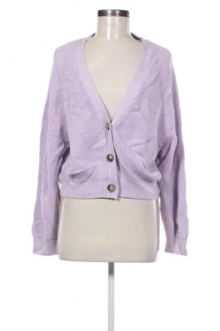 Damen Strickjacke Monki, Größe L, Farbe Lila, Preis € 14,99