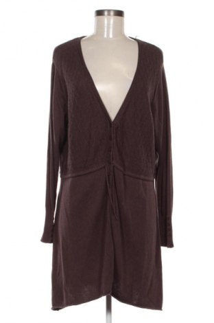 Damski kardigan Thea Plus, Rozmiar L, Kolor Brązowy, Cena 44,99 zł