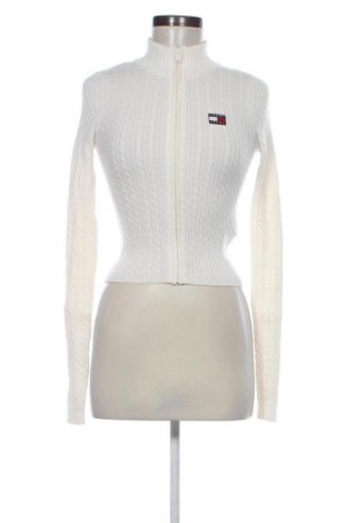 Női kardigán Tommy Jeans, Méret S, Szín Fehér, Ár 21 249 Ft