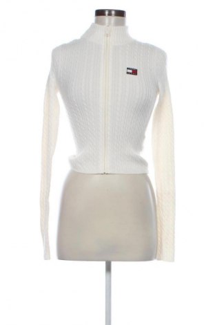 Damen Strickjacke Tommy Jeans, Größe S, Farbe Weiß, Preis 78,99 €