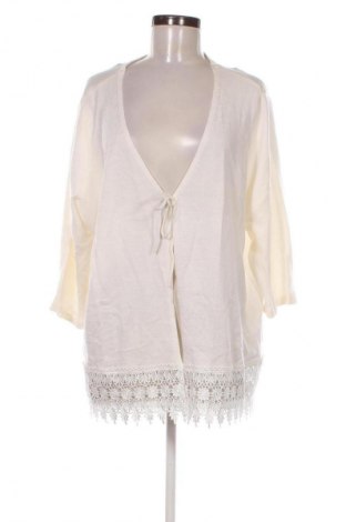 Γυναικεία ζακέτα Unbranded, Μέγεθος 3XL, Χρώμα Εκρού, Τιμή 15,99 €
