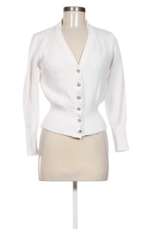 Damen Strickjacke Wienella, Größe S, Farbe Weiß, Preis 12,28 €