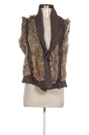 Дамска жилетка Yessica, Размер XS, Цвят Кафяв, Цена 9,99 лв.